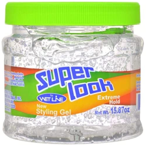 Wet Line Super Look Extreme Hold Styling Gel, 15.87 oz