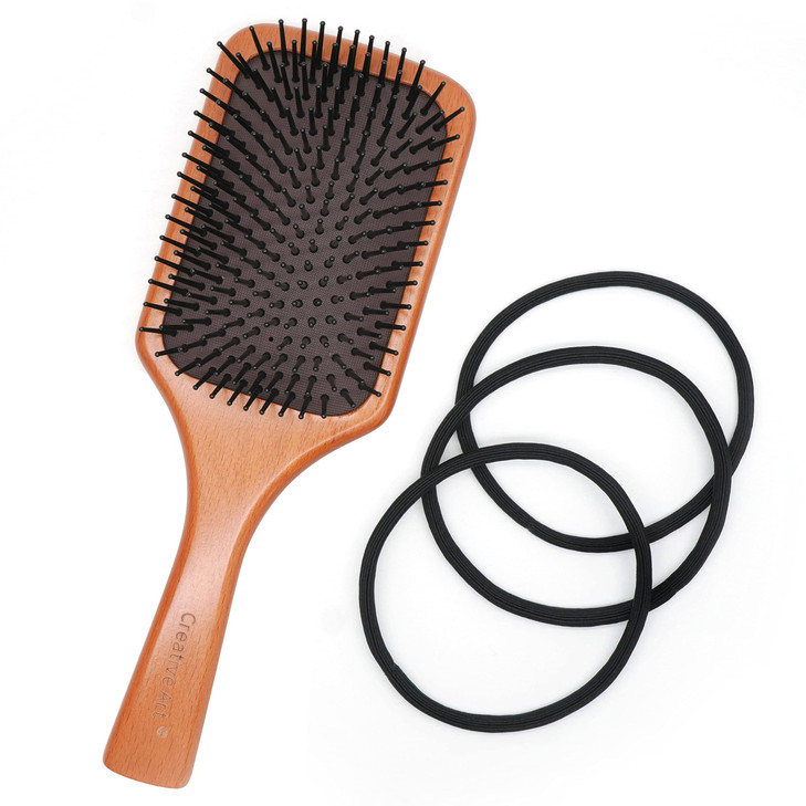 Qooocy Extra Long Hair Tie for Thick and Curly Hair - Elastic Ponytail Holders for Women or Men, No Metal Bands, Long-Lasting Braids Accessories, 12