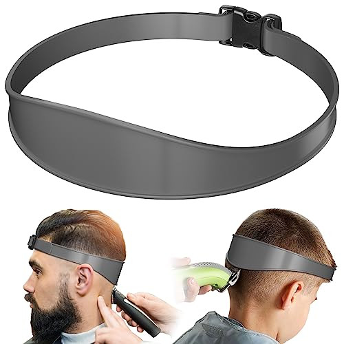 AOMGD Adjustable Hair Trimming Guide and Neckline Shaving Template,DIY Self Haircutting System, Shaving and Keeping a Clean and Straight Neck Hairlin