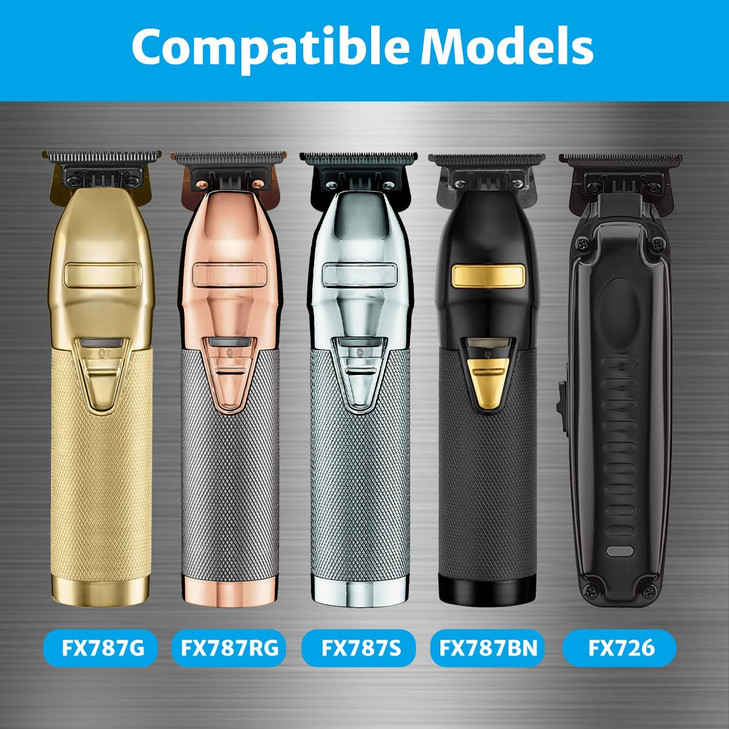 Blade Compatible with Babyliss Trimmer Blades Replacement FX707z, FX787, FX726, 1 Pack, Gold