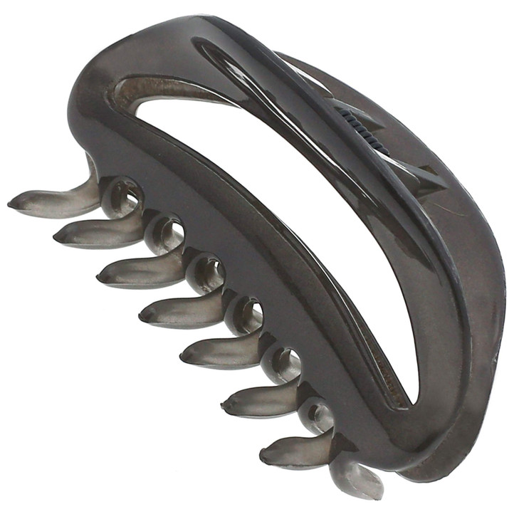 Camila Paris CP3080 French Hair Clip for Women, Gray, Girls Hair Claw Clip Jaw Fashion Durable and Styling Hair Accessories for Women, Luxury Ladies