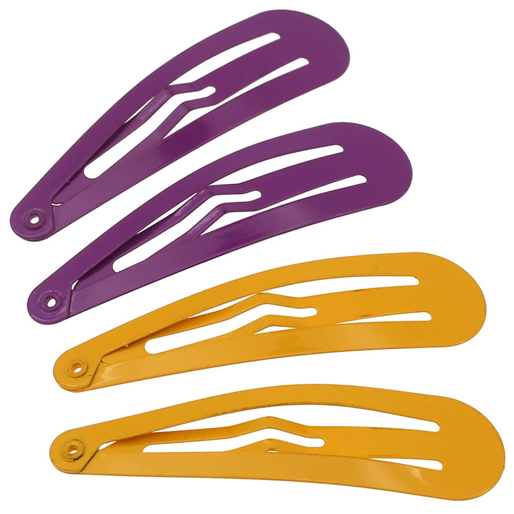 Camila Paris CP1330A French Hair Barrettes Clips, Snap Hair Slides Clic Clac for Women, Styling Girls Side Slide-in Metal Snap Pin Hair Accessories f