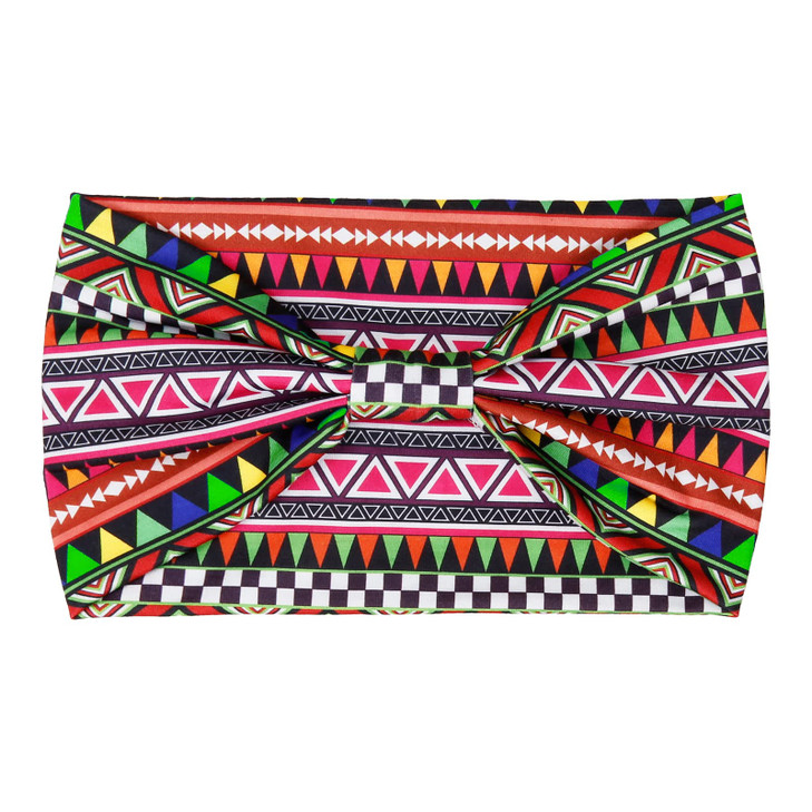 Huachi Wide Headbands for Women Boho Workout Head Bands for Womens Hair African Knotted Non Slip Headwrap Turban Sport Yoga Girls Bandeau Hair Acces