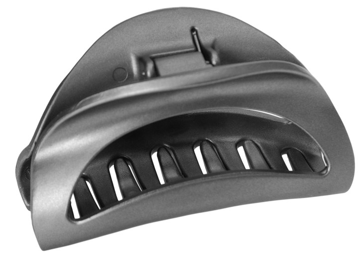 France Luxe Belle Cutout Curve Claw Clip - Matte Graphite