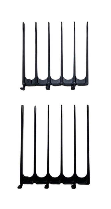 CombPal Scissor Clipper Over Comb - Barber Hair Cutting Tool with Jumbo Guide for DIY Home Haircuts (Black)