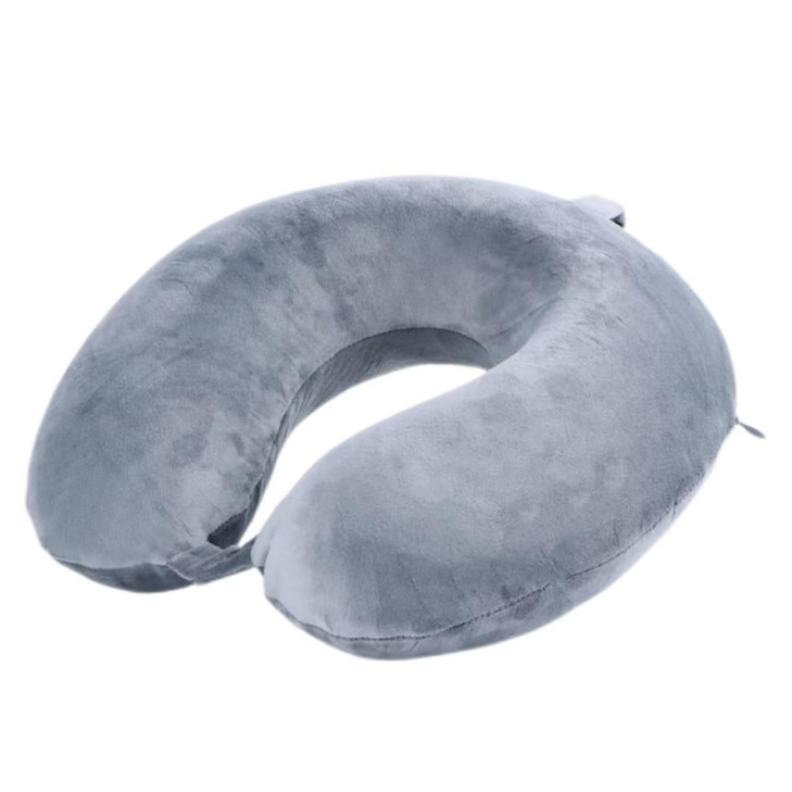 Far win Travel Pillow,100% Pure Memory Foam U Shaped Neck Pillow,Super Lightweight Portable Headrest Great for Airplane, Car,Home,Office,Sleeping Res