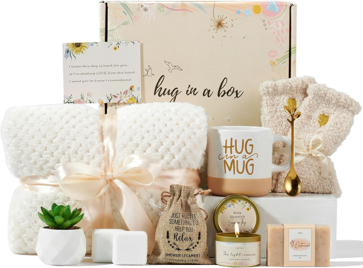 Sympathy Gift Baskets Bereavement Gifts Ideas Care Package for Women Miscarriage Gifts for Mothers Condolences Basket for Loss Grief Sympathy for Los