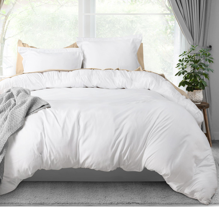 Utopia Bedding Duvet Cover Queen Size - 3 Piece with Zipper Closure - 1 Comforter Cover 90X90 Inches & 2 Pillow Shams 20X26 Inches (White) Comforter