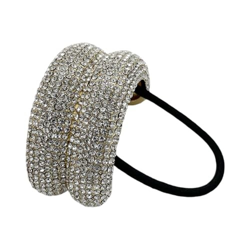 RPZL Women's glossy Arch Pony Morgan Stacked Cuff (PAVE CRYSTAL CUFF GOLD, Double)
