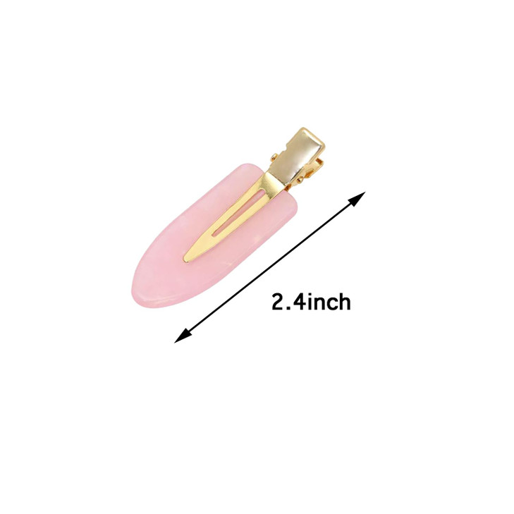 Mini Skater Small Hair Clips 2.4inch No Crease Hair Pins No Bend Cute Barrettes Accessories for Women Thin Curly Fine Hair Styling Sectioning, Pack o