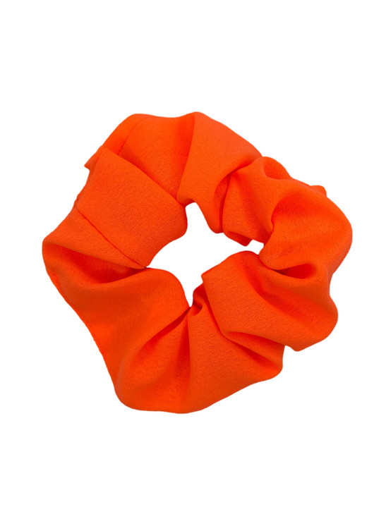 80s Neon Hair Scrunchies - Elastic Hair Bands and Ponytail Holders, Hair Accessories for 80s Party Outfits and Workout Costumes