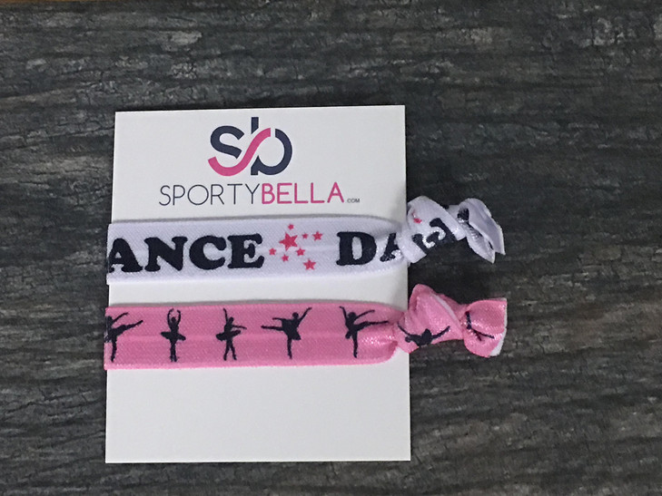Girls' Dance Hair Accessories - Hair Ties, Elastics, Party Favors, and Recital Gifts for Ballet and Dance Teams