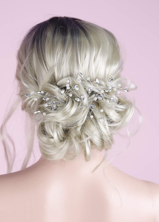 Aimimier Bridal Wedding Hair Pins Gold Hair Jewelry Women Gold Bobby Pins Bridesmaids Hair Pin Wedding Hair Pins Hair Accessories for Women and Bride