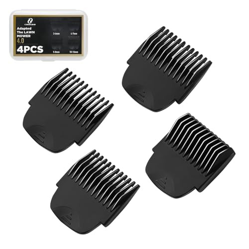 CR8GR8 Guards for Manscaped 4.0 The Lawn Mower 4.0 Trimmer, 4 Pack Lawnmower from 4.0 1/8" to 1/2", Waterproof Guide Comb Replacement for Manscaped 4