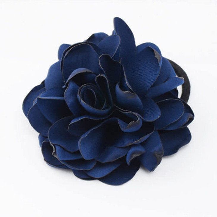 LOVEF Jewelry Women Girl 6pcs?mixed Color) Cloth Rose Flower Design Ponytail Holders Hair Tie Assorted Rope Rubber Bands Accessories