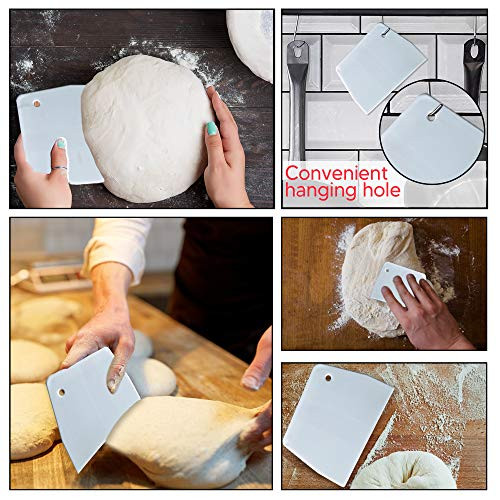 RoEsha Banneton Bread Proofing Basket 23 Piece Set, Round 9 and Oval 10 Inch Rattan Sourdough Baskets, Dough Scraper, Scoring Lame, Linen Bread Bag,