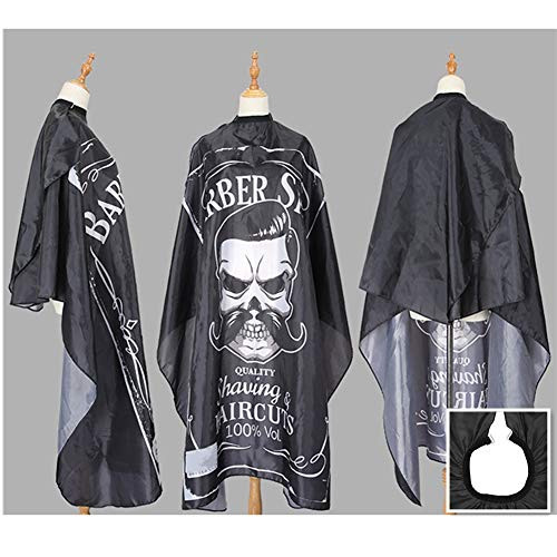 So Cool Professional Barber Cape with Adjustable Metal Clip Hair Cutting Cape Salon Cape Hairdressing Neck Duster Brush Comb Hair Clips Set