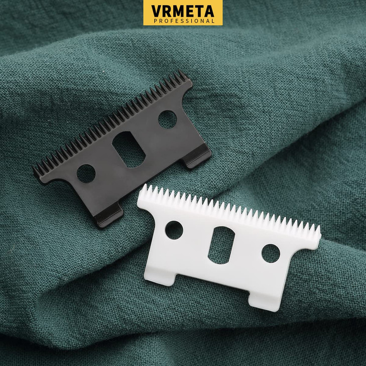 VRMETA Replacement T-Blade For T-Outliner Trimmer Ceramic Blades Replacement Blade For Andis Model GTO, GTX, GO, SL, SLS Trimmers