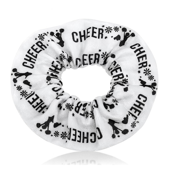 Cheer Scrunchie- Girls Cheer Hair Accessories- Cheerleading Elastics, Gift For Cheerleaders & Cheer Teams