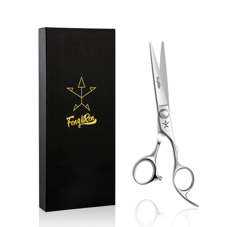 Fengliren High-end Professional Extremely Very Sharp Barber Hair Cutting Scissors Hairdresser Shears For Hair 6 Inches Haircut Scissor Made Of Stainl