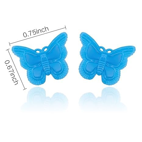 JLTPH 50 Pcs Butterfly Hair Clips, Beautiful Hair Clips Matte Colors Hair Mini Cute Accessories for Hair 92s Toddler Girls and Women Assorted Color