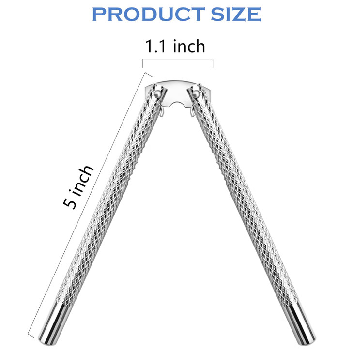 Artcome 6-Piece Stainless Steel Nut Cracker Set