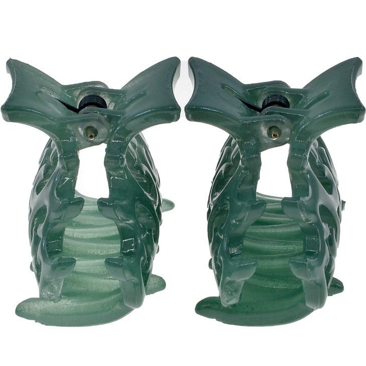 Camila Paris CP2908/2 Set of 2 French Hair Clip for Women, Green Antique Girls Hair Claw Clips Jaw Fashion Durable Styling Hair Accessories for Women