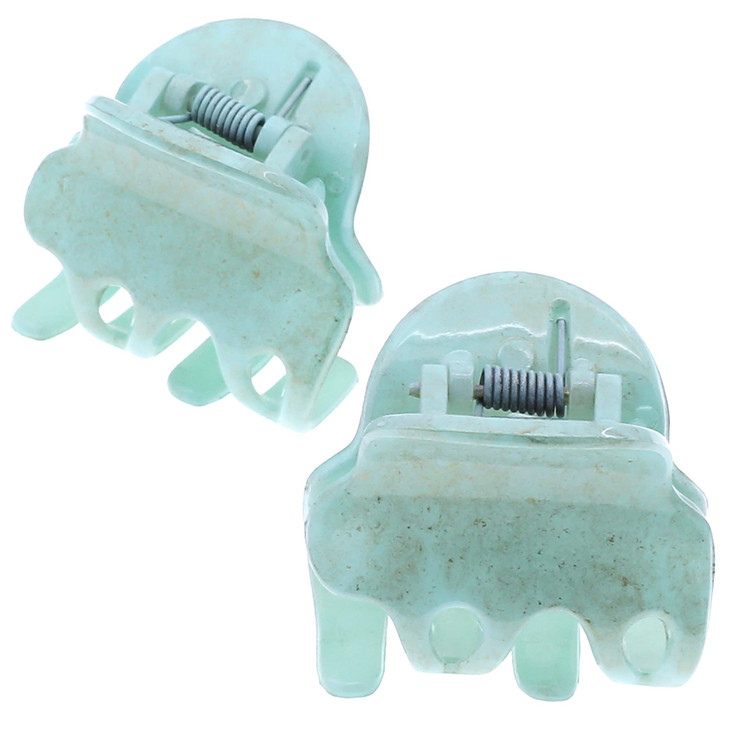Camila Paris CP3088 French Hair Clip for Women, Set of 2 Small Mint Girls Hair Claw Clips Fashion Durable Hair Accessories for Women, Luxury Ladies S