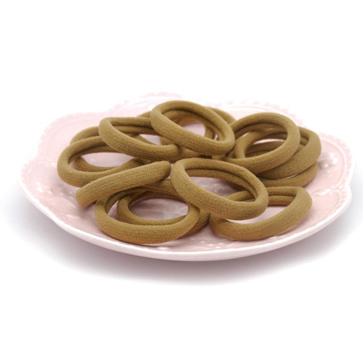 100 Pack Elastic Hair Ties for Women, Seamless Cotton Hair Bands, Ponytail Holders, Stretch Headband, Scrunchies Hair Accessories No Damage for Thick