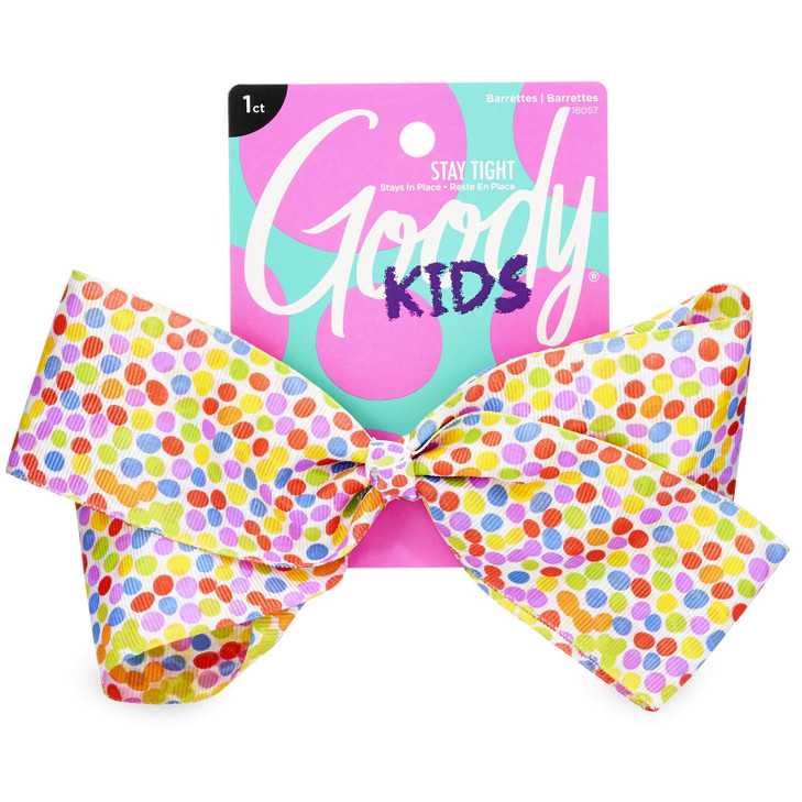 GOODY KIDS LARGE BOW RAINBOW 1CT