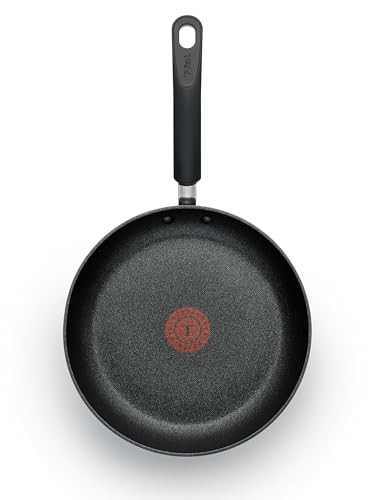 T-fal C4610263 Titanium Advanced Nonstick Thermo-Spot Heat Indicator Dishwasher Safe Cookware Fry Pan, 8-Inch, Black -