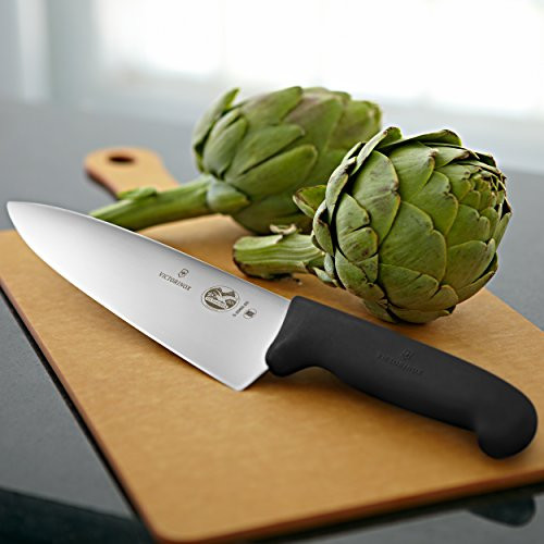 Victorinox Swiss Army Fibrox Chef's Knife Black 8 in