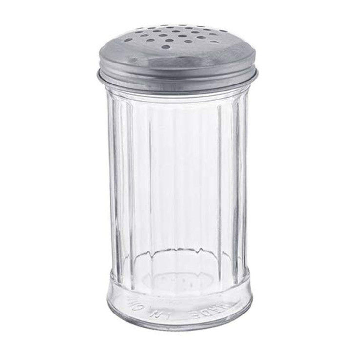 Adcraft PSJ-12PT Sugar Shaker/Pourer with Plastic Base and Perforated Top