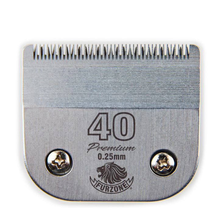 FURZONE Detachable Blade - Size 40 Blade 1/100", Made of Extra Durable Japanese Steel, Compatible with Most Andis, Oster, Wahl A5 Clippers