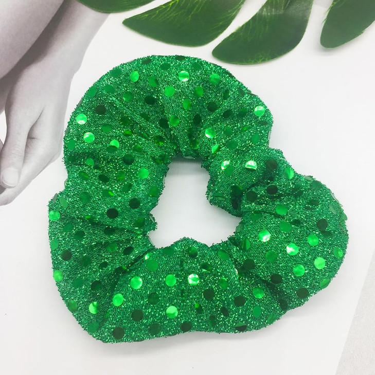 Amosfun 3PCS Christmas Hair Scrunchies Flip Sequins Hair Rope Elastic Hair Ties Hair Bands Hair Bobbles Hair Decoration for Women Girls