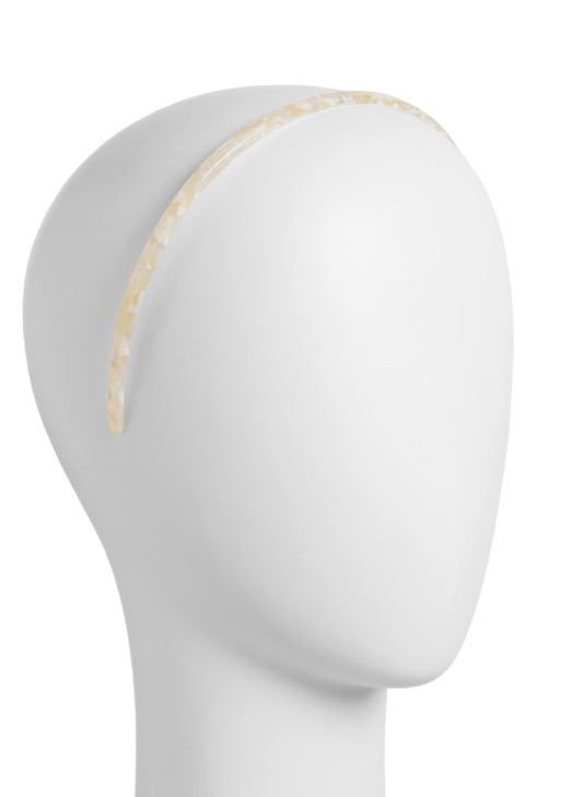 France Luxe 1/4" Ultracomfort Headband - Pavlova White
