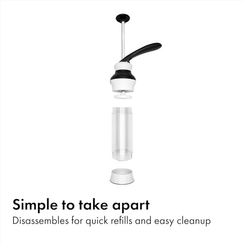 OXO Good Grips 14-Piece Cookie Press Set, Cookie Press with 12 Stainless Steel Disks and Storage Case, Holiday Baking and Everyday Treats, Essential