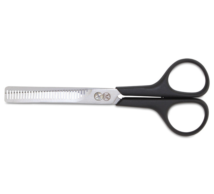 Mars Professional Stainless Steel Thinning Scissors, Double Toothed Blades, 6" Length