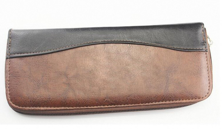 Salmony Leather Hair Scissors Bag Barber Salon Case Hairdresser Accessories Black Color Hand Styling Tools Supplies