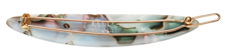 France Luxe Oblong Tige Boule Barrette - South Sea