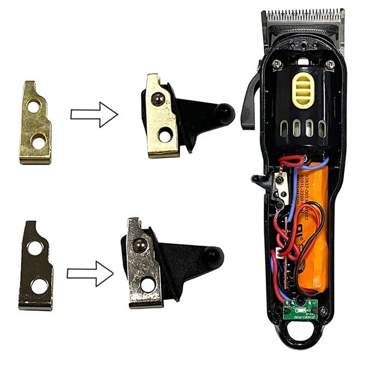 TorSor 4 Pack Power Switch Shrapnel Metal Clip Replacement for Wahl Electric Hair Clippers 5-Star Series Cordless Magic 8504 8509 8148 8591 1919 Cutt