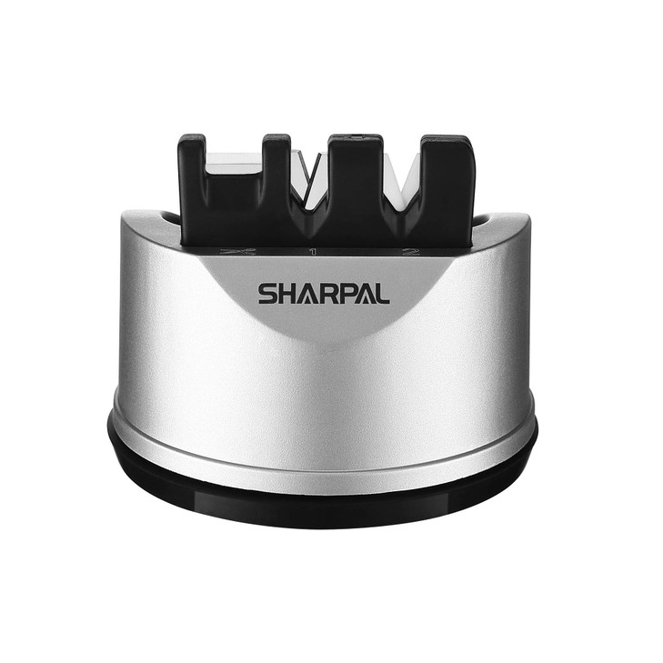 SHARPAL 191H Knife Scissors Sharpener | Repairs, Restores & Sharpens Straight, Serrated & Kitchen Knives  Versatile Sharpening Tool for Blades