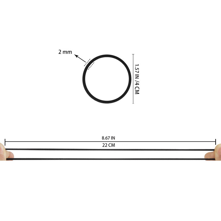 500 PCS Hair Ties for Thin Hair - 2mm x 4cm Premium Nylon Black Hair Tie Bulk for Women Girl Small Ponytail Holders Men Hair Elastic Band(Multicolor)