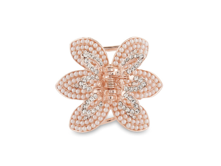 Allure Women's Rose Gold Jaw Clip, Hair Clip, Small