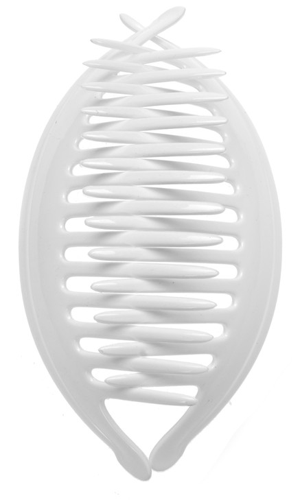 France Luxe Belle Larger Interlocking Comb, White, Set of 2 - An Excellent Styling Solution For Long/Thick or Curly Hair