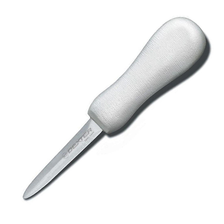 Dexter-Russell 3" Boston-Style Oyster Knife | S134PCP, High Carbon, High Alloy Stain-Free DEXSTEEL Blade | Sani-Safe Polypropylene Handle | NSF Certi