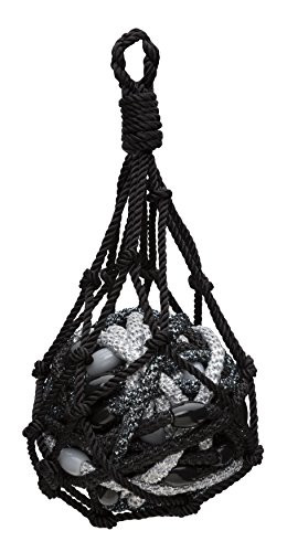 L. Erickson Narrow Grab & Go Pony Ball, Black Metallic, Set of Thirty - Exceptionally Secure with Gentle Hold