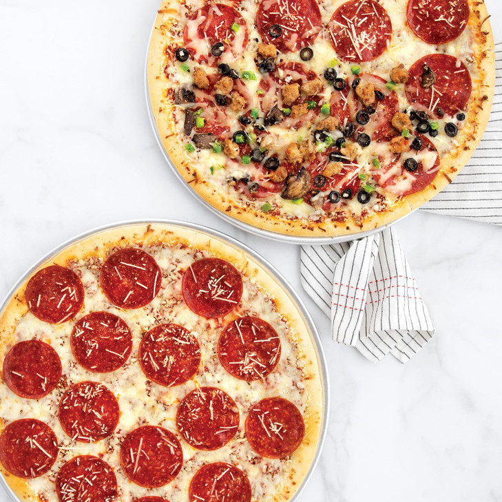 Nordic Ware Naturals 16" Air Crisp Perforated Aluminum Pizza Pan, Set of 2