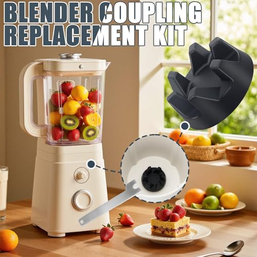 9704230 Blender Coupler with Spanner Kit Replacement Parts Compatible with KitchenAid KSB5WH KSB5 KSB3 Driver