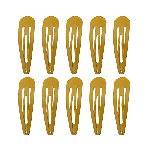 Motanar 50 Pack of Snap Hair Clips Hair Barrettes for Kids, Girls and Women, 50 mm (Skin)